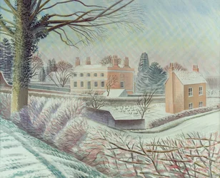 Vicarage in the Snow